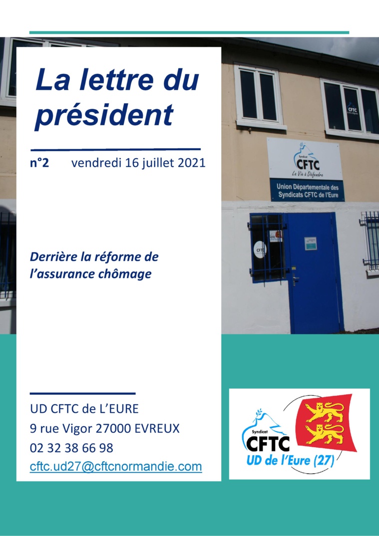 La lettre du Président n°2