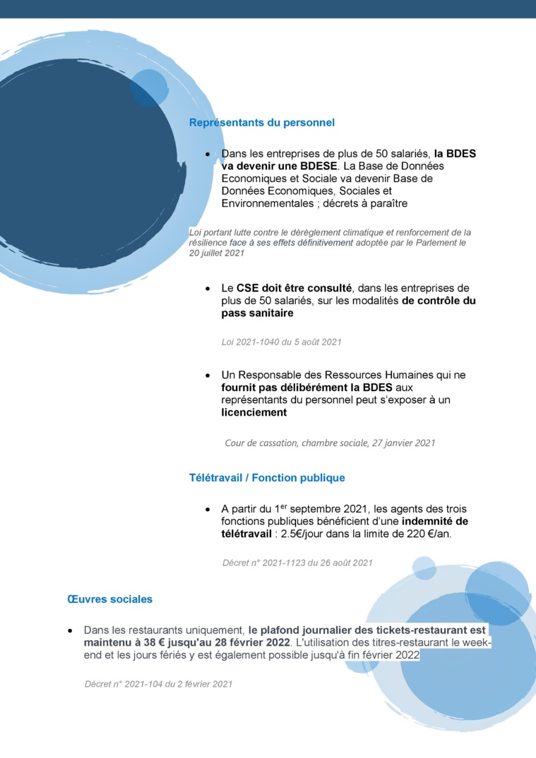 HARO n°7, le bulletin juridique de la CFTC27