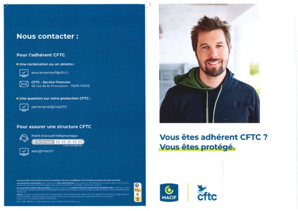 La protection des adhérents CFTC par la MACIF