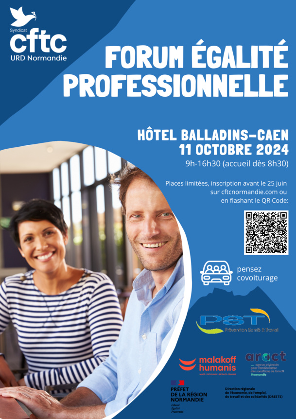 Forum Egalité Professionnelle  le 11 octobre à Caen