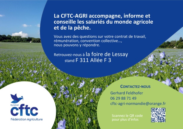 La Fédé CFTC-Agri à la foire de Lessay !