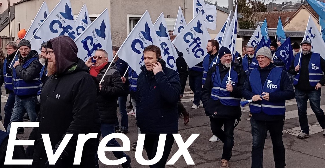 Manifestation du 7 février: l'UD27 ne sera pas présente à Evreux