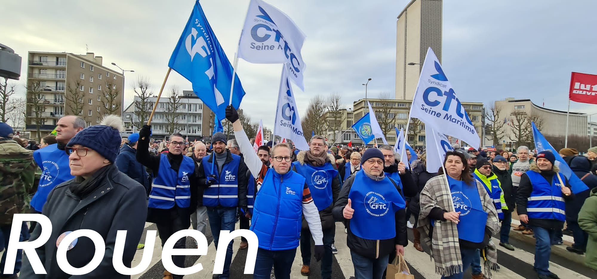 Prochaines actions CFTC contre la réforme des retraites (Rouen et Barentin)