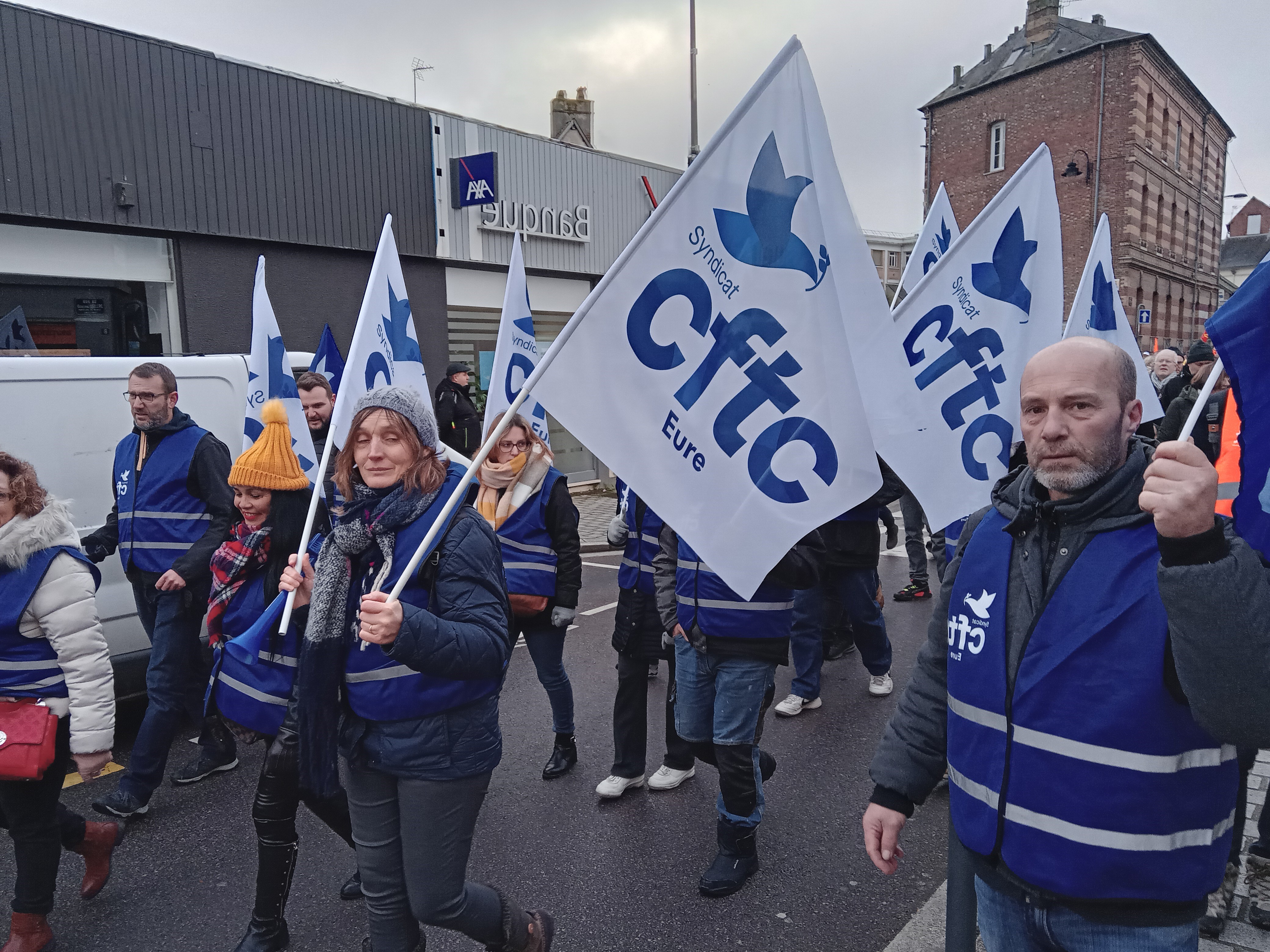 Manifestation du 7 mars : la CFTC sera à Evreux