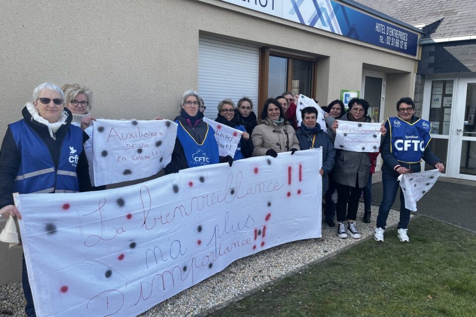 Vire-Normandie (14): Les auxiliaires de vie en grève à l'appel de la CFTC