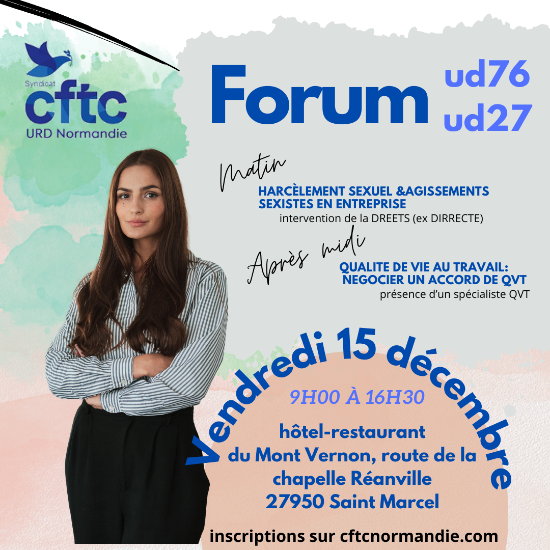 Confirmation inscription au forum du 15 décembre