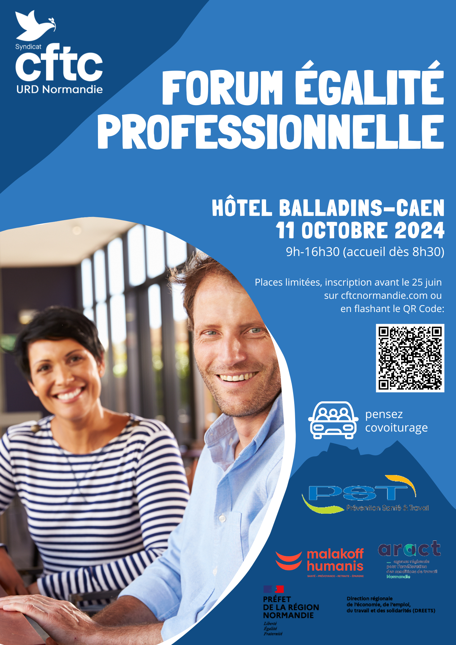 Forum Egalité Professionnelle  le 11 octobre à Caen