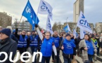 Prochaines actions CFTC contre la réforme des retraites (Rouen et Barentin)