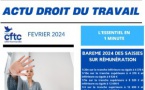 Actu droit du travail - février 2024